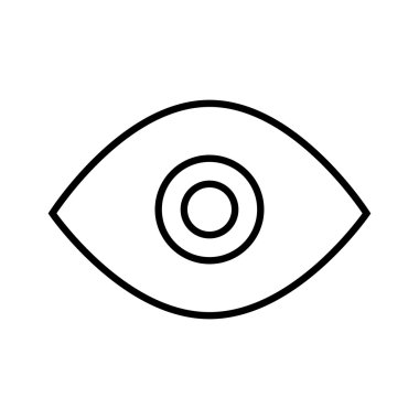 Göz çizgisi simgesi