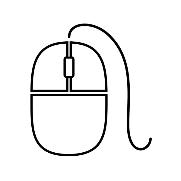 Icona della linea del mouse — Vettoriale Stock