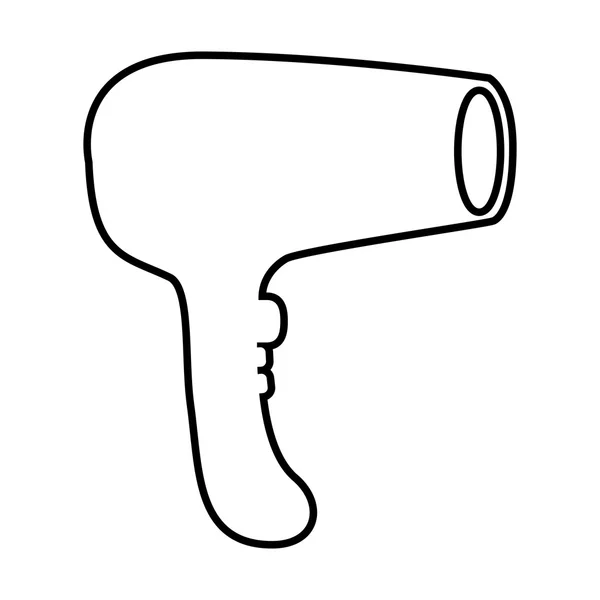 Haartrockner-Symbol — Stockvektor