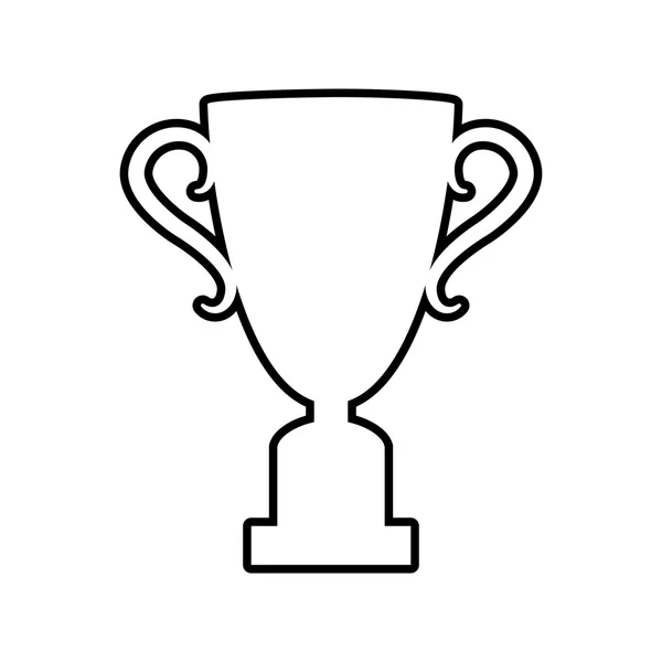 Şampiyonlar Kupası satırı simgesi — Stok Vektör