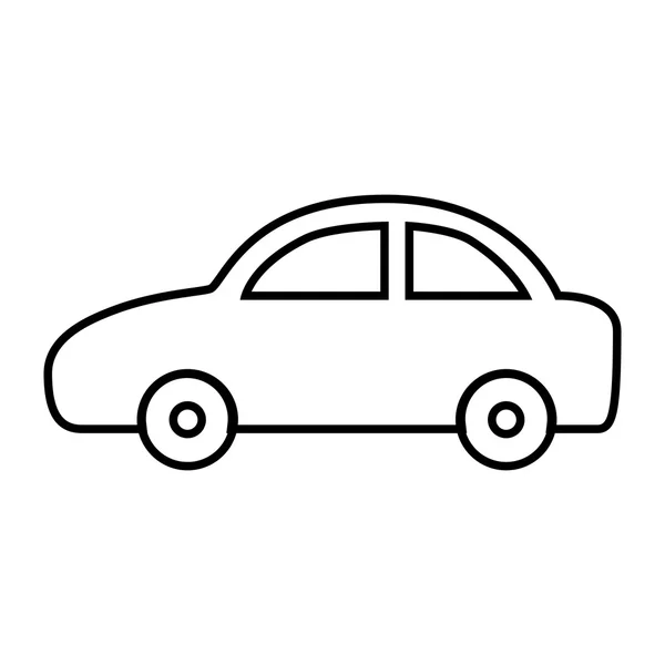 Icono de línea de coche — Archivo Imágenes Vectoriales