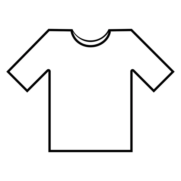 T-shirt lijn pictogram — Stockvector