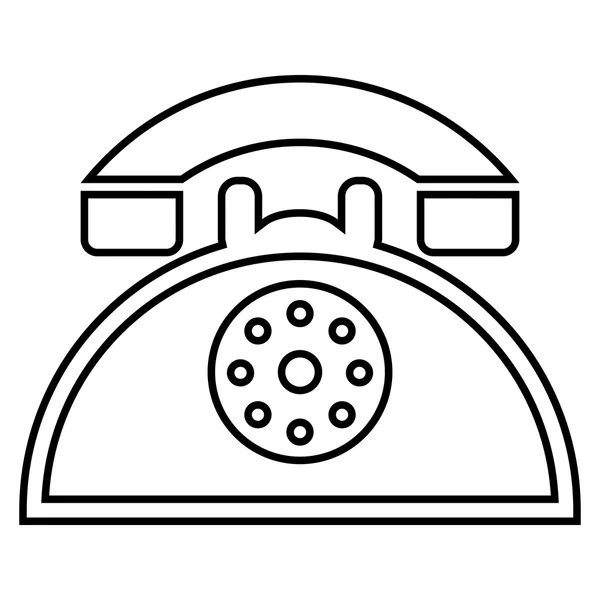 Ícone de telefone retro —  Vetores de Stock