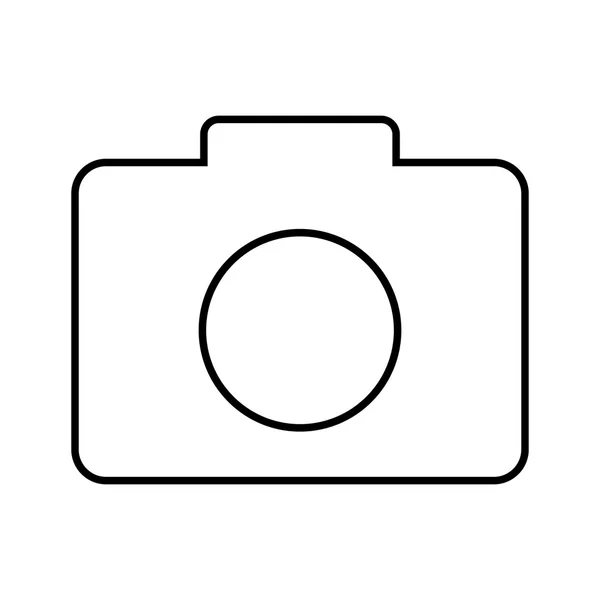 Fényképezőgép sor ikon — Stock Vector