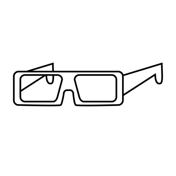 Glasögon ikon — Stock vektor