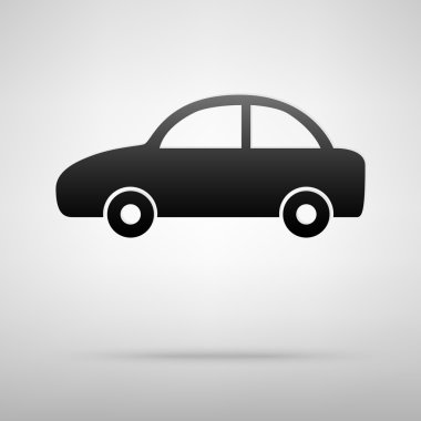 Araba siyah simgesi