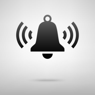 Zil zil siyah simgesini