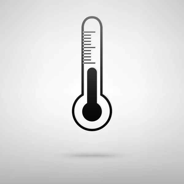 Thermometer-Vektorsymbol — Stockvektor