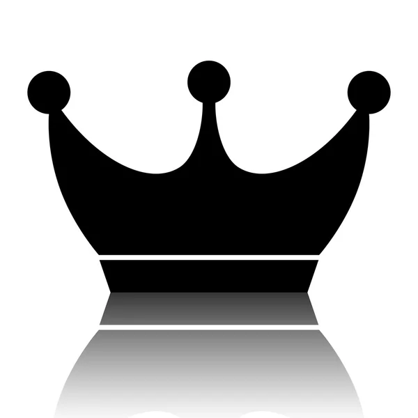 Βασιλιάς στέμμα εικονίδιο — Διανυσματικό Αρχείο