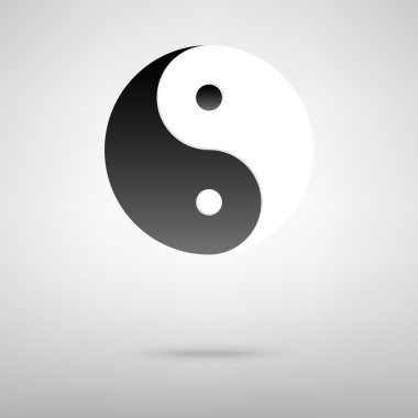 Ying-yang siyah simgesi