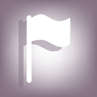 Gölge ile bayrak simgesi