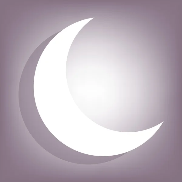 ไอคอนเวกเตอร์ดวงจันทร์ — ภาพเวกเตอร์สต็อก