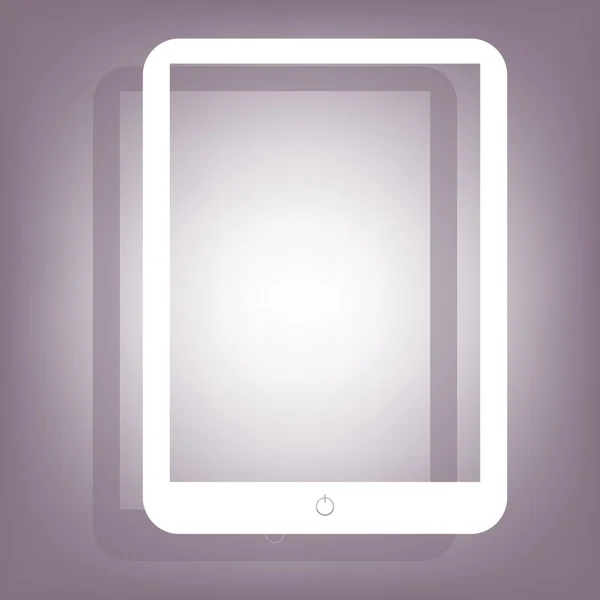 Icona tablet del computer — Vettoriale Stock