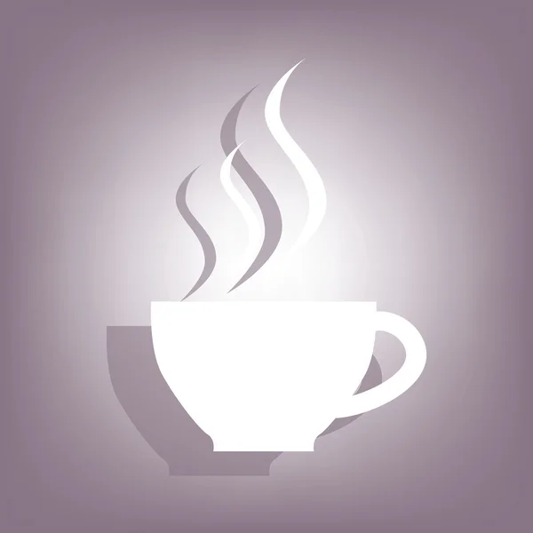 Taza de icono de café — Vector de stock