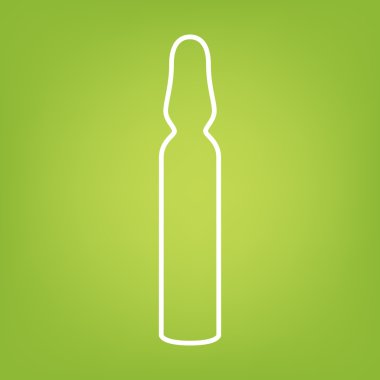 Tıbbi ampül satırı simgesi