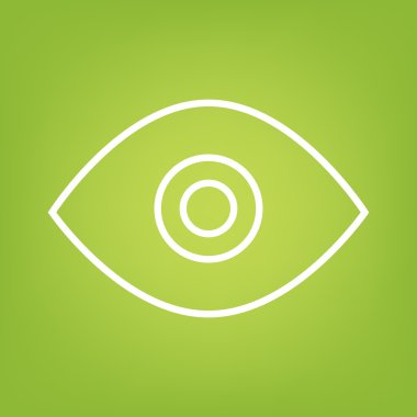 Göz çizgisi simgesi