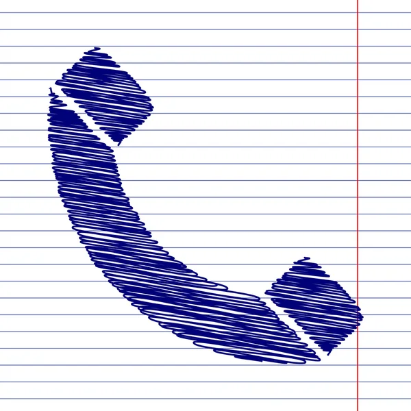 Illustration de téléphone — Image vectorielle