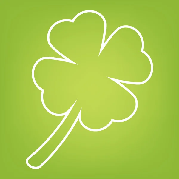 Leaf clover sor ikon — Stock Vector