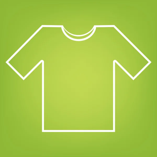 T-Shirt Linie Symbol — Stockvektor