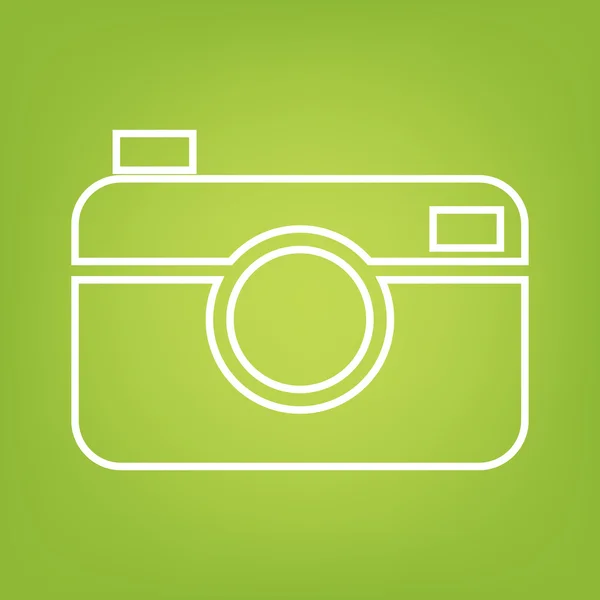 Cámara fotográfica digital — Vector de stock