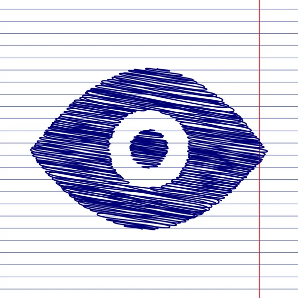 Ilustração do sinal ocular —  Vetores de Stock