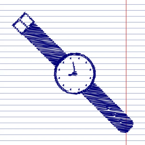 Ilustração sinal de relógio —  Vetores de Stock