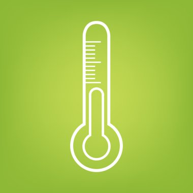 Termometre satırı simgesi