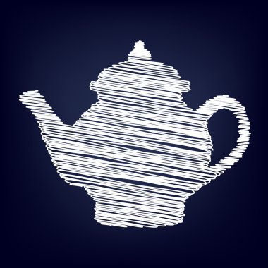 Tebeşir etkisi ile vektör simgesi