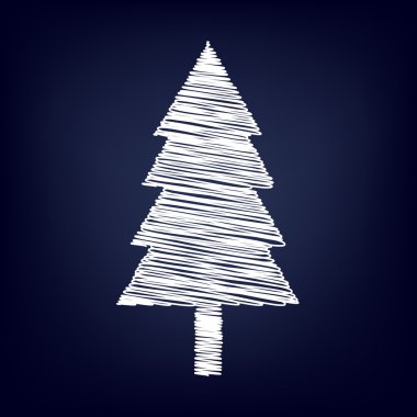 Tebeşir etkisi ile vektör simgesi