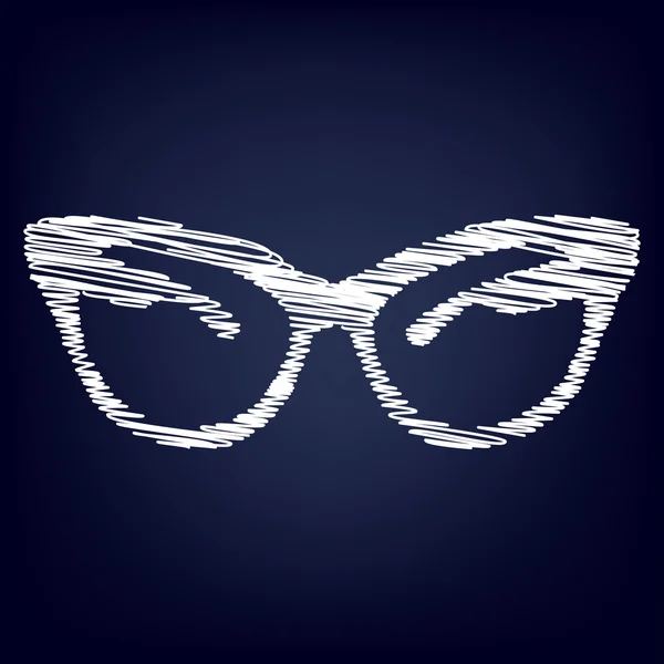 Vektorové ilustrace stylové sluneční brýle — Stockový vektor