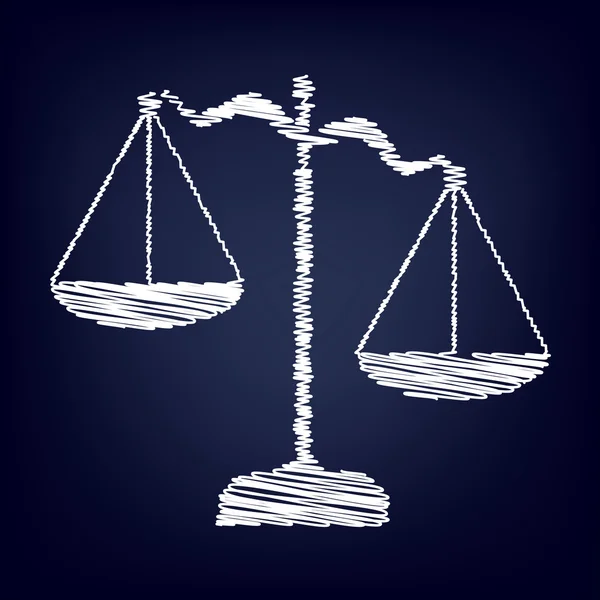 Κλίμακες της δικαιοσύνης — Διανυσματικό Αρχείο
