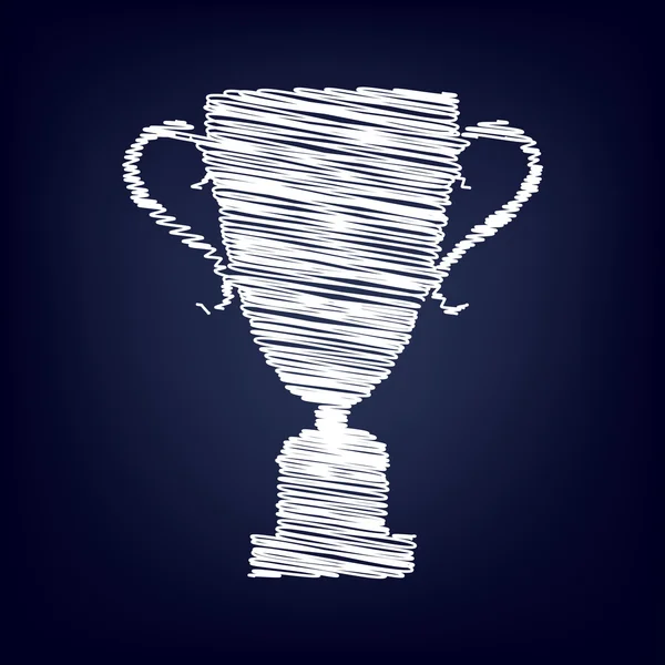 Puchar Mistrzów ikona — Wektor stockowy