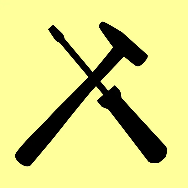 Panneau d'outils. icône de style plat — Image vectorielle