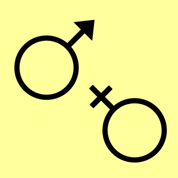 Sex symbol znak — Wektor stockowy