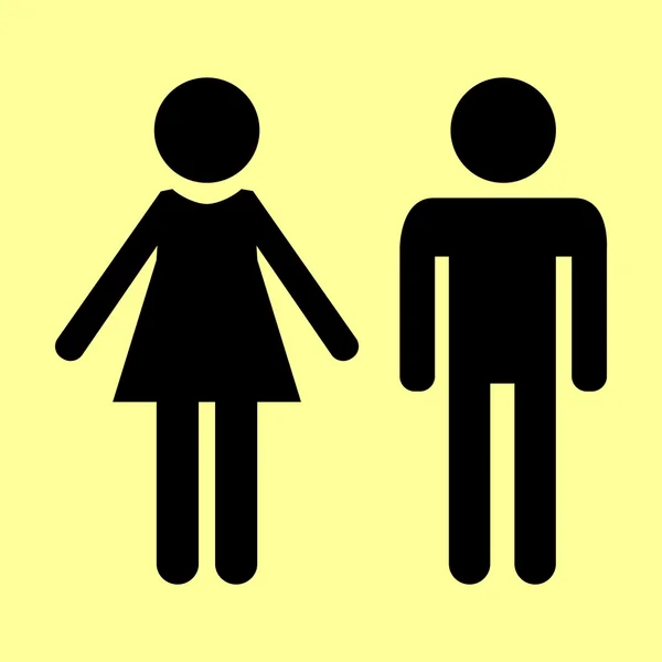 Signe masculin et féminin — Image vectorielle