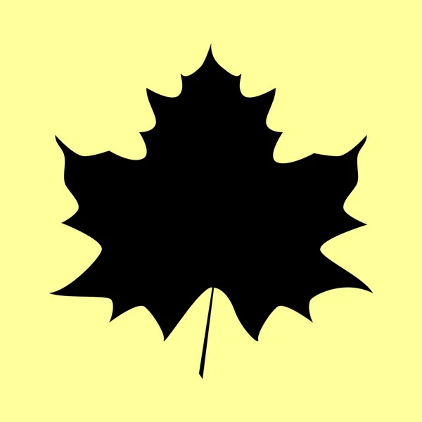 Maple leaf teken — Stockvector