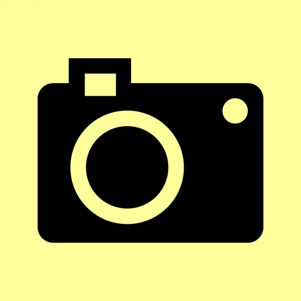 Digital photo camera icon — Stock Vector