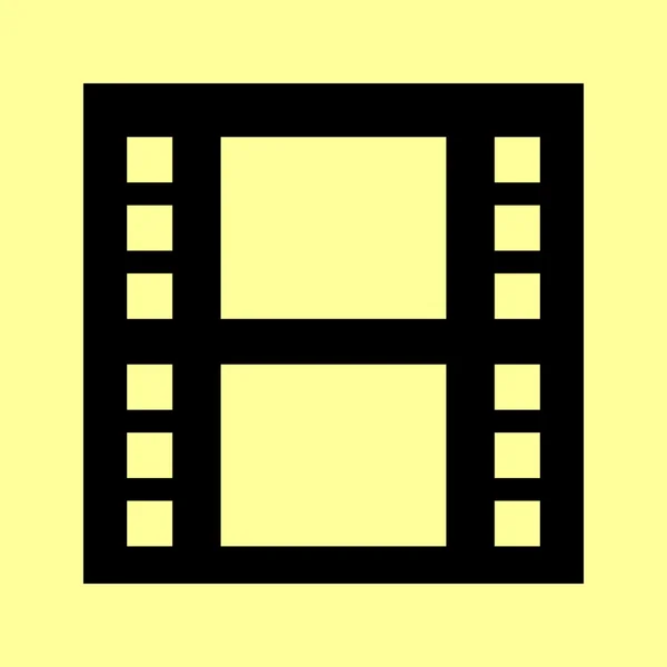 Reel van film teken — Stockvector