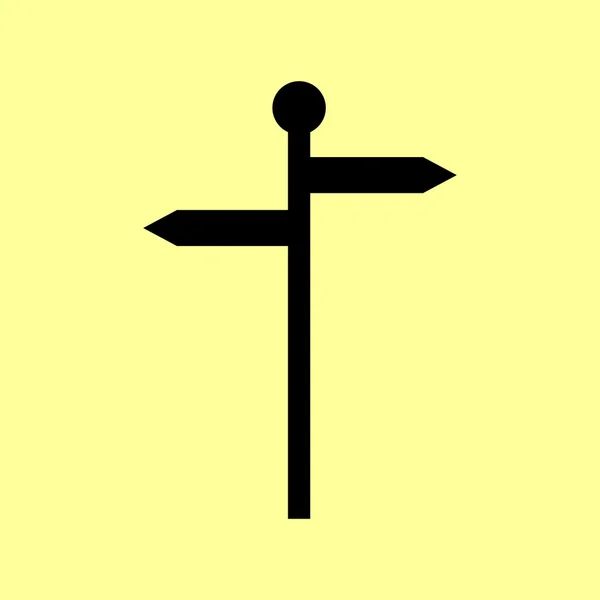 Напрямок дорожній знак — стоковий вектор