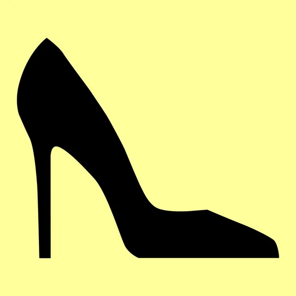 Mulher sapato sinal —  Vetores de Stock