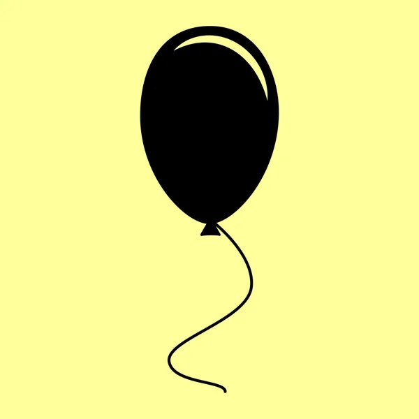 Sinal de balão. Ícone de estilo plano —  Vetores de Stock