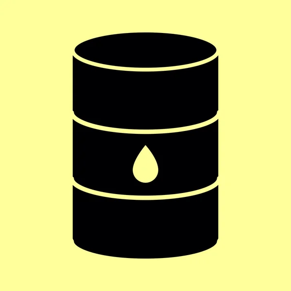 Tecken på fat olja — Stock vektor