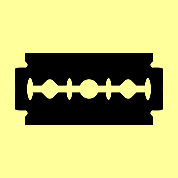 Signo de hoja de afeitar — Archivo Imágenes Vectoriales