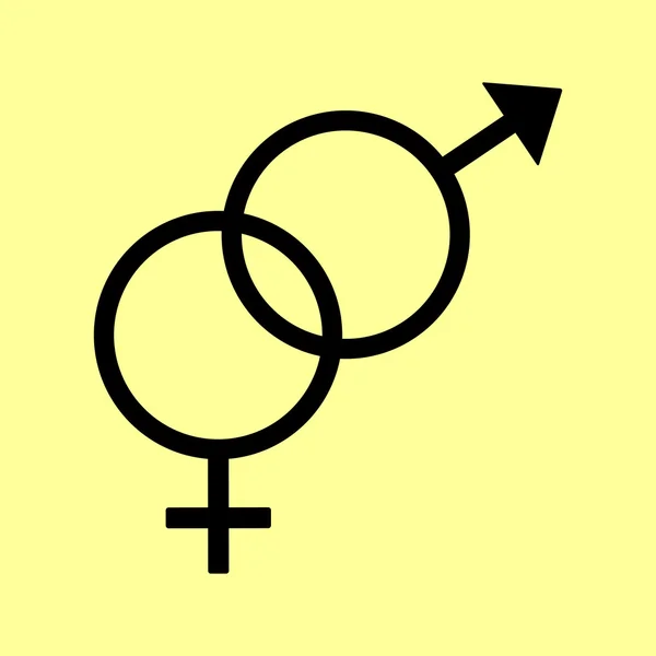 Sex symbol sign — Stock Vector