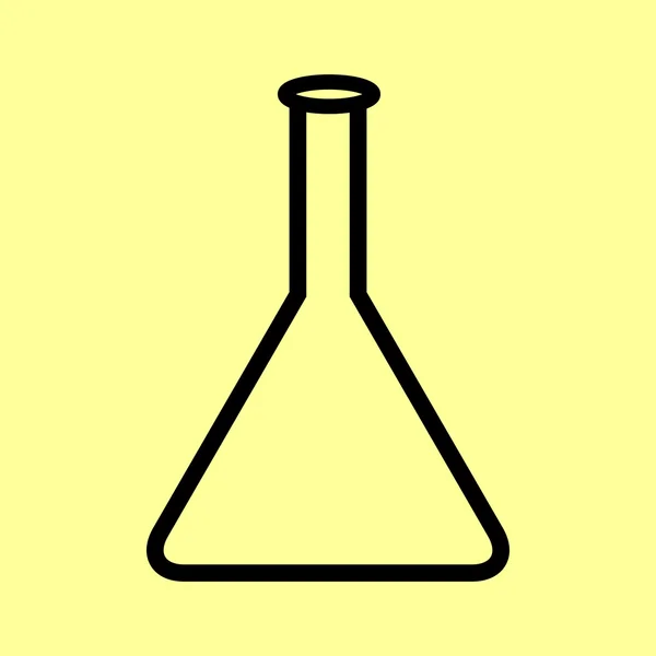 锥形烧瓶标志 — 图库矢量图片