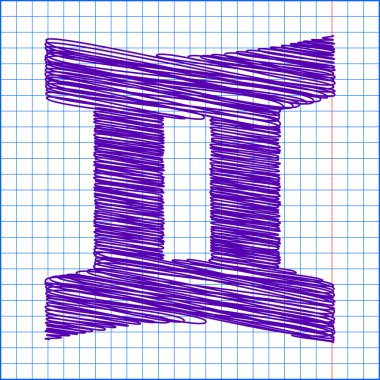 Karalama kutsal kişilerin resmi üstünde okul gazetesi