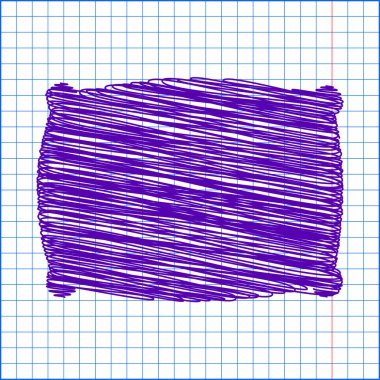 Karalama kutsal kişilerin resmi üstünde okul gazetesi