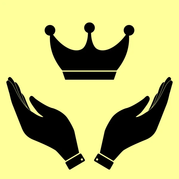 Ikona koncepcja z rąk — Wektor stockowy