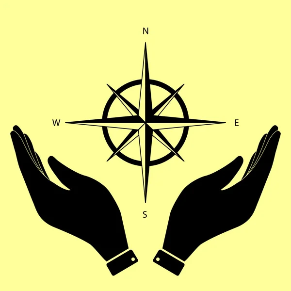 Піктограма концепції руками — стоковий вектор