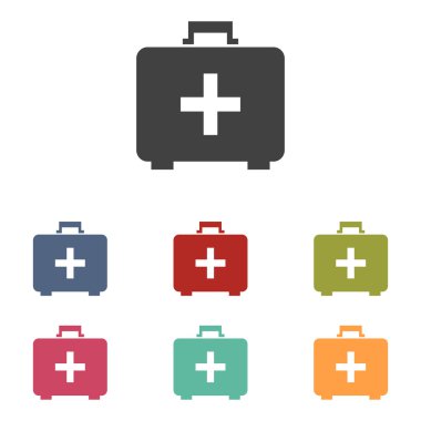 İlk yardım kutusu Icons set